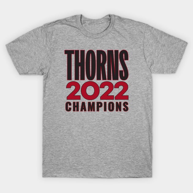 Thorns Champions 17 T-Shirt by Very Simple Graph